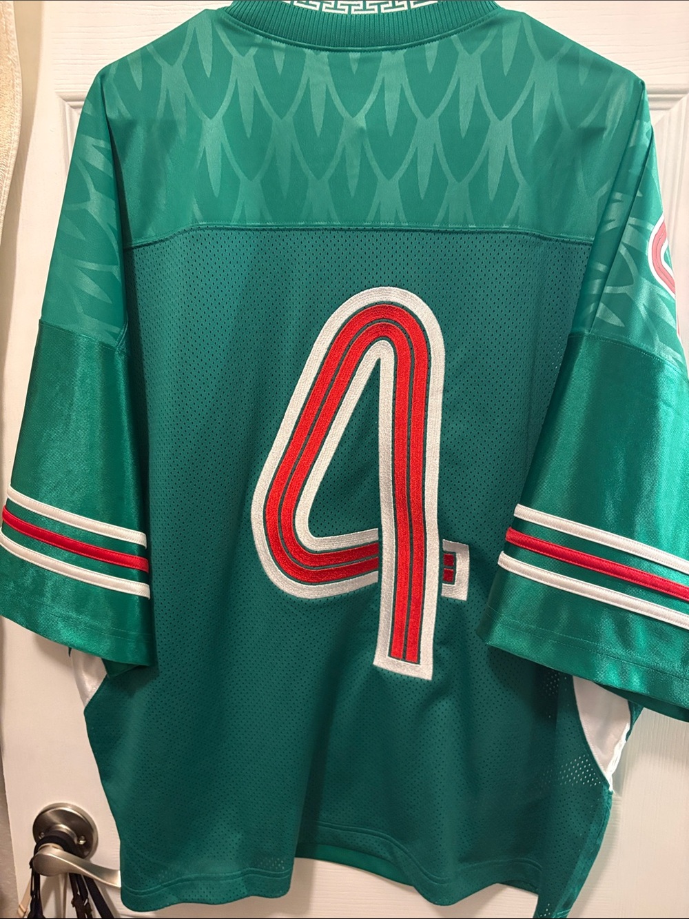 adidas Green Mexico Soccer Jersey with Red & White Accents - Picture 5 of 5